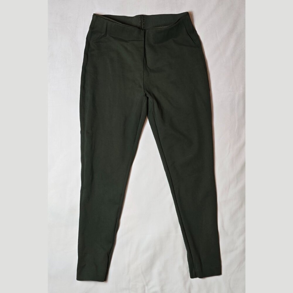 Banana Republic High-Rise Skinny Ponte Pants – Dark Green – Petite M